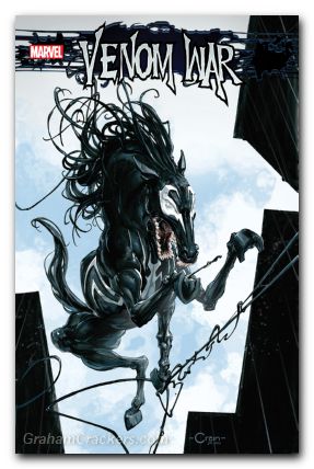 Venom War #5 (2024) crain venom horse variant