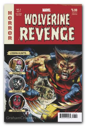 Wolverine Revenge Red Band #3 (2024) klein homage variant