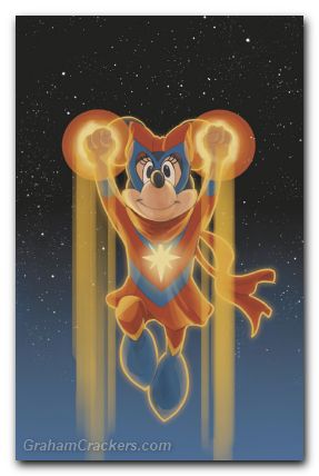 What If Minnie Became Captain Marvel #1 noto minnie mouse captain marvel virgin variant