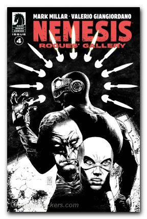 Nemesis Rogues Gallery #4 (2024) cover b giangiordano b&w variant