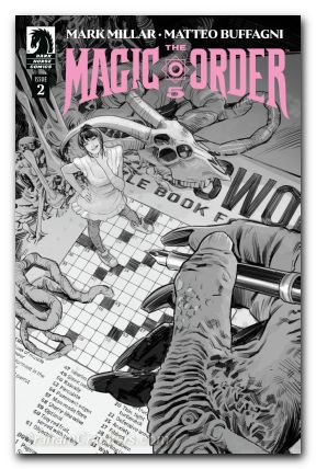 Magic Order 5 #2 (2024) cover b buffagni b&w variant