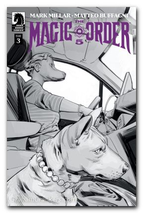 Magic Order 5 #3 (2024) cover b buffagni b&w variant