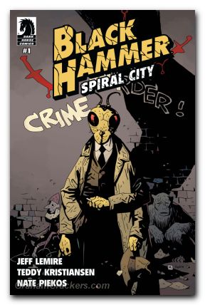 Black Hammer Spiral City #1 (2024) cover b mignola variant