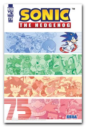 Sonic The Hedgehog #75 (2018) cover e yardley variant