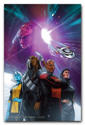 Star Trek #11 (2022) cover g clarke virgin variant