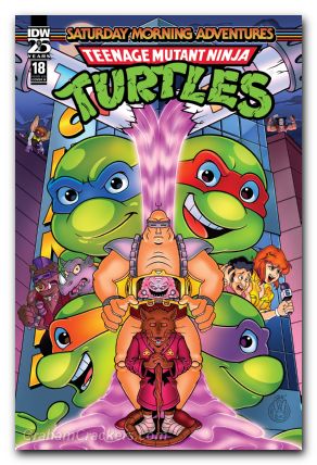 Teenage Mutant Ninja Turtles Saturday Morning Adventures #18 (2023) cover b mack variant