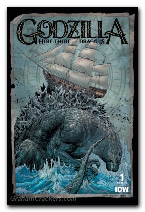 Godzilla Rulers of Earth #3 RI Variant Cover IDW Comic Book Signed