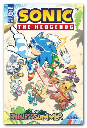 IDW Endless Summer Sonic The Hedgehog #1 cover a