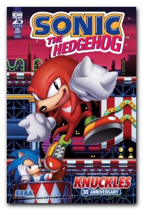 Sonic The Hedgehog Knuckles 30th Anniversary Special #1 (2024) cover b hughes variant