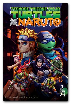 Teenage Mutant Ninja Turtles X Naruto #1 (2024) cover d moncayo variant