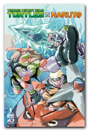 Teenage Mutant Ninja Turtles X Naruto #1 (2024) cover i ortiz variant