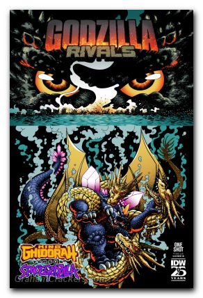 Godzilla Rivals King Ghidorah Vs Spacegodzilla #1 cover b gonzo variant