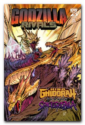 Godzilla Rivals King Ghidorah Vs Spacegodzilla #1 cover c federici variant