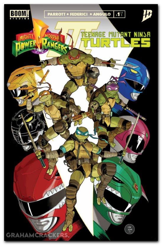 Power Rangers Teenage Mutant Ninja Turtles III #1 (2025) cover b mora ...