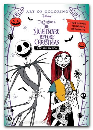 Art Of Coloring Disney Tim Burtons The Nightmare Before Christmas