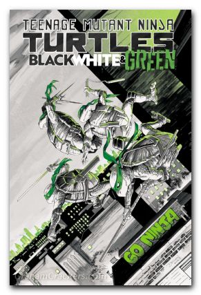 Teenage Mutant Ninja Turtles Black White And Green TPB