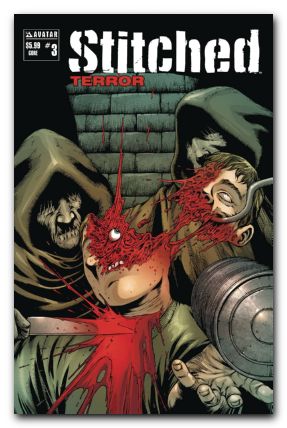 Stitched Terror #3 gore cover