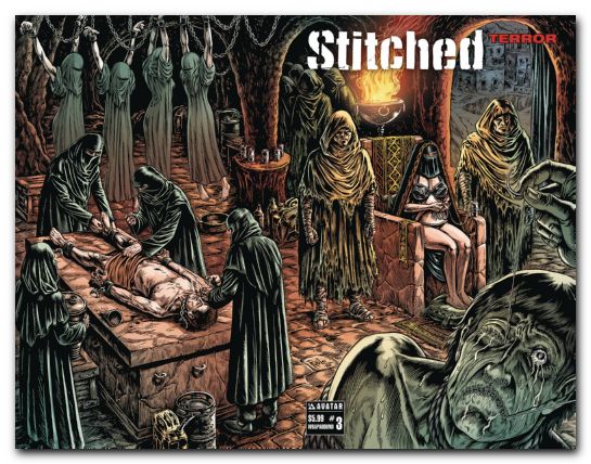 Stitched Terror #3 wrap cover