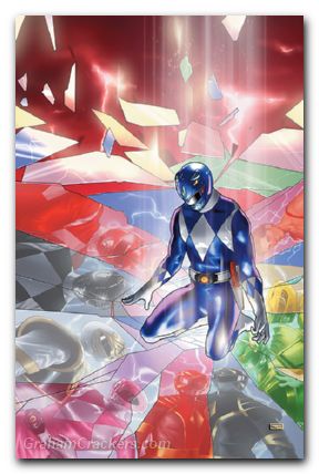 Mighty Morphin Power Rangers #121 cover e clarke virgin variant