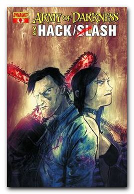 Army of Darkness vs Hack Slash #4 (2013) cover c