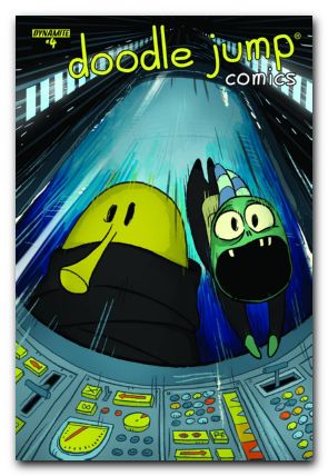 Dynamite® Doodle Jump #4 Video Game Homage Exclusive Variant Cover