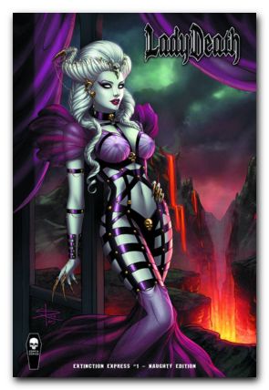 Lady Death Extinction Express #1 naughty cover ed