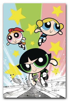 Powerpuff Girls #4 (2024) cover g qualano virgin variant