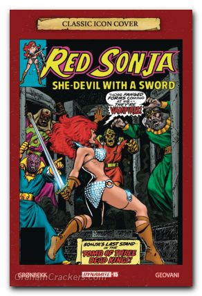 Red Sonja #15 (2023) cover g brunner icon variant