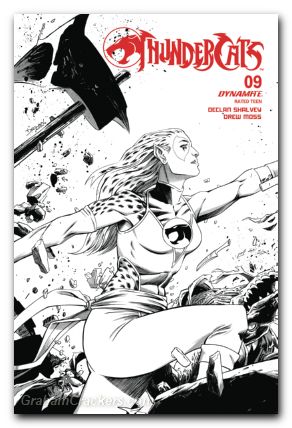 Thundercats #9 (2024) cover j shalvey line art variant