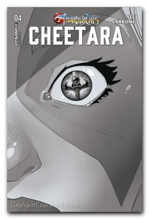 Thundercats Cheetara #4 cover j brandt b&w variant