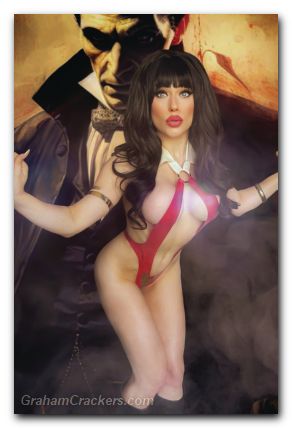 Vampirella #673 (2024) cover g cosplay virgin variant