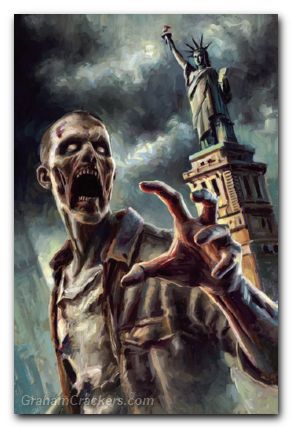Almost Dead #8 cover c qu virgin variant