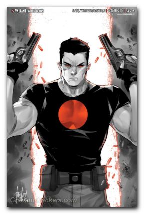 Black White And Bloodshot #2 cover f andolfo virgin variant