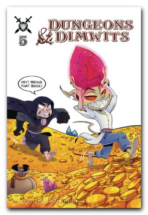 Dungeons And Dimwits #5 cover a