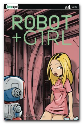 Robot + Girl #4 cover a