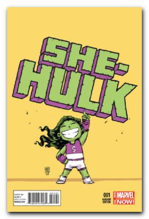 She-Hulk #1 (2014) Skottie Young variant