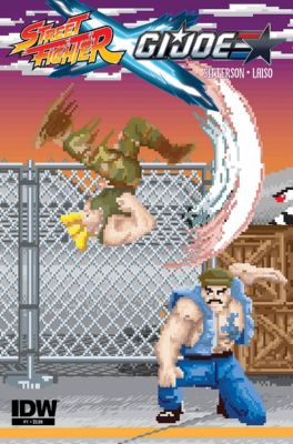 Street Fighter X GI Joe #1 (2016) waite variant cover