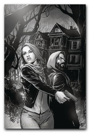 Agent #4 cover g ohta b&w variant