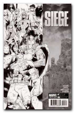 Siege #4 (2010) Coipel Sketch variant