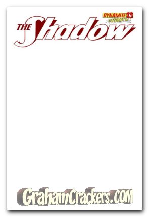 Shadow #13 (2012) blank variant cover