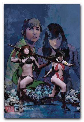 Red Sonja Vampirella Betty Veronica #11 staggs limited virgin variant