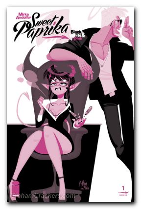 Sweet Paprika Black White And Pink #1 cover d