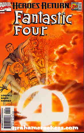 Fantastic Four #1 (1998) sunburst variant