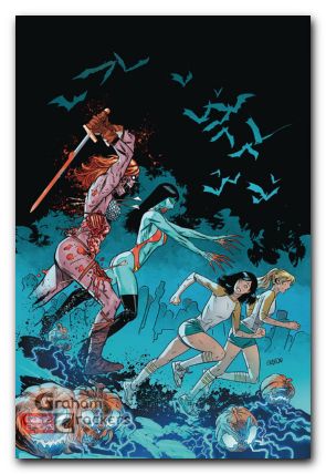 Red Sonja Vampirella Betty Veronica #10 cover r gedeon virgin zombie varian