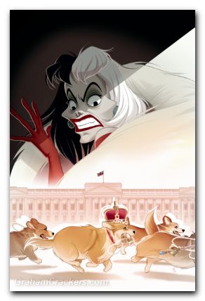Disney Villains Cruella De Vil #4 cover e boo virgin variant