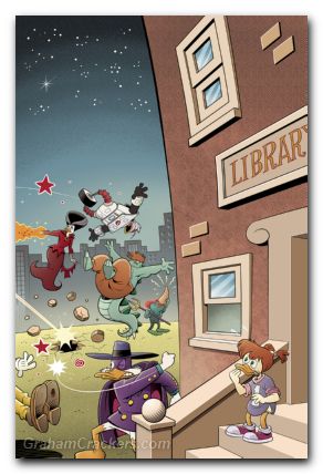 Darkwing Duck Justice Ducks #4 cover e langridge virgin variant
