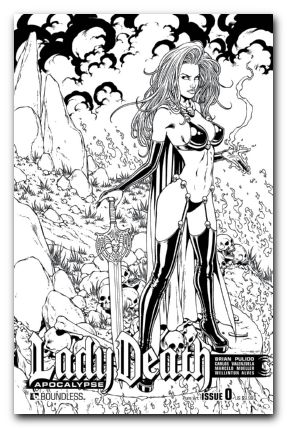 Lady Death Apocalypse #0 (2015) pure art cover