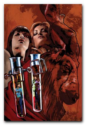 Red Sonja Vampirella Betty Veronica #5 staggs virgin variant