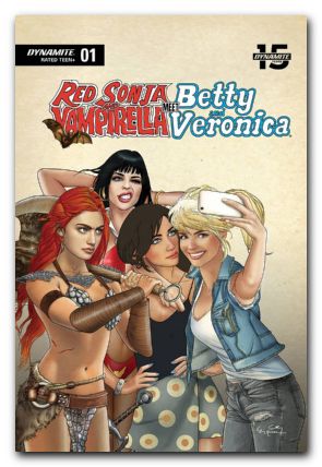 Red Sonja Vampirella Betty Veronica #1 selfie variant limited edition