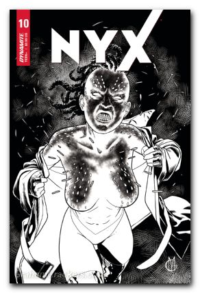 Nyx #10 cover f matteoni b&w variant